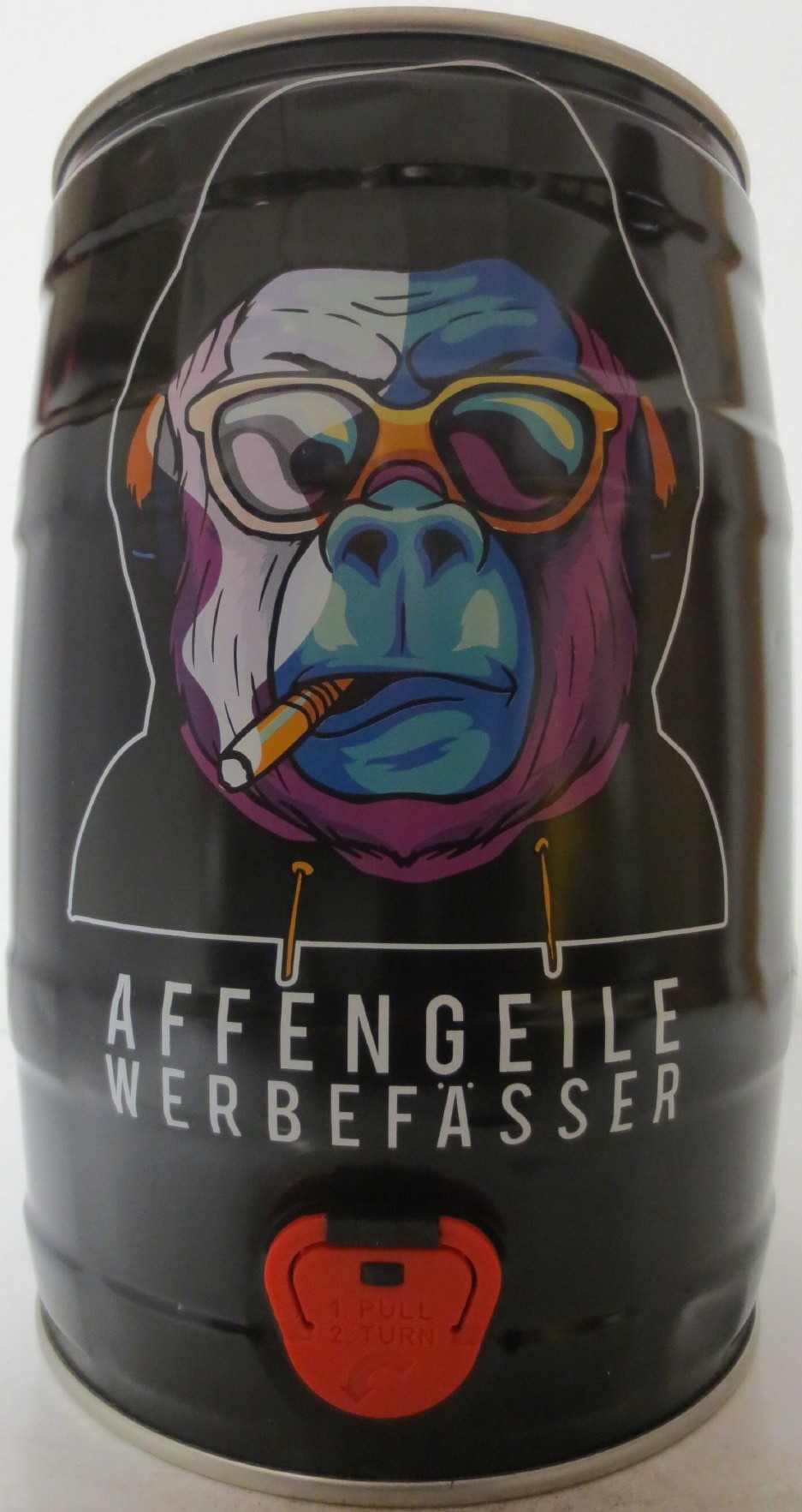 AFFENGEILE WERBEFÄSSER (5L) Nr.4 (černý č.1)  