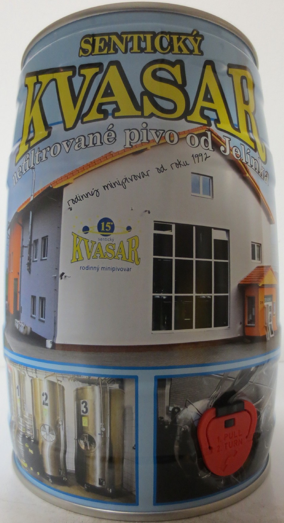 SENTICKÝ KVASAR nefiltrované pivo od Jelínka (5L) č.3 