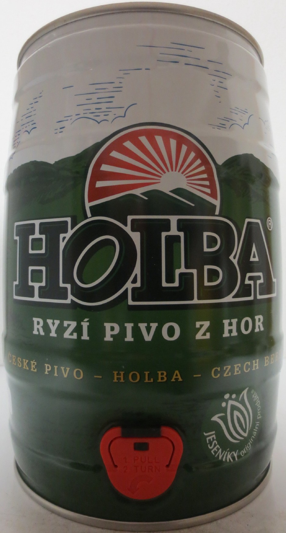 HOLBA RYZÍ PIVO Z HOR ČESKÉ PIVO - HOLBA - CZECH BEER (5L) č.1