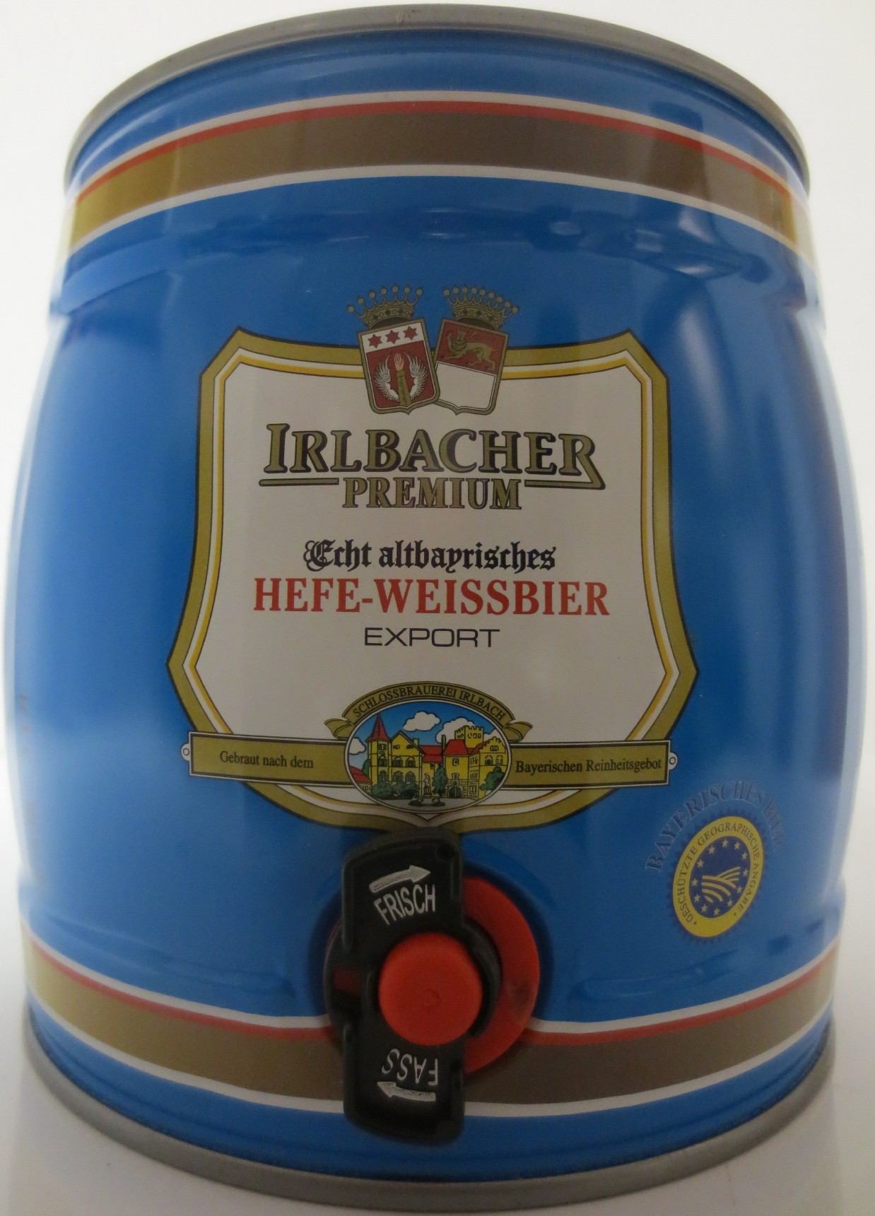 IRLBACHER PREMIUM Echt altbayrisches HEFE-WEISSBIER EXPORT (3,1L) Nr.1