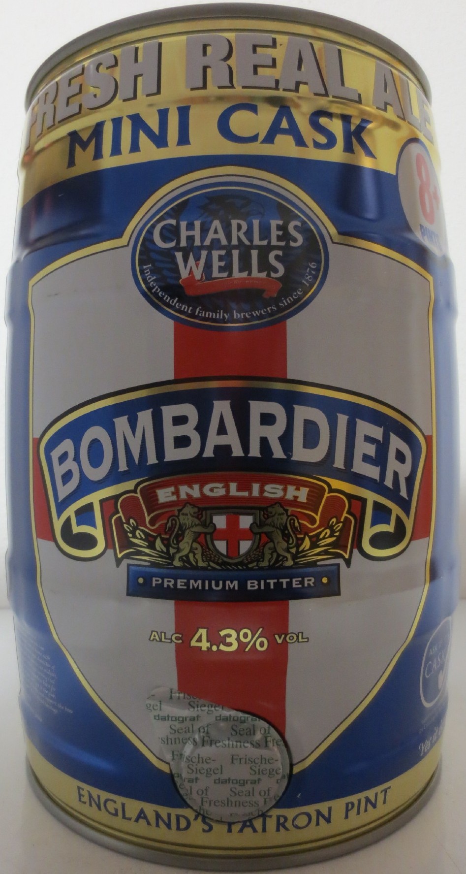 BOMBARDIER ENGLISH PREMIUM BITTER (5L) Nr.2 