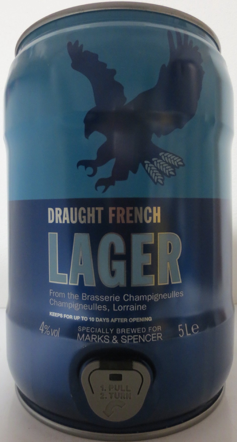 DRAUGHT FRENCH LAGER (5L) Nr.1 