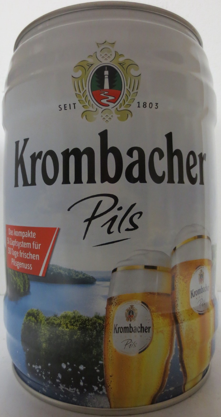 Krombacher Pils Das kompakte 5l-Zapfsystem für 30 Tage frischen Pilsgenuss VOR GEBRAUCH GUT KÜHLEN! (5L) Nr.2 