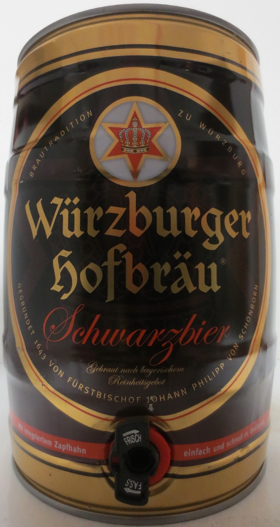 Würzburger hofbräu Schwarzbier (5L) Nr.1 
