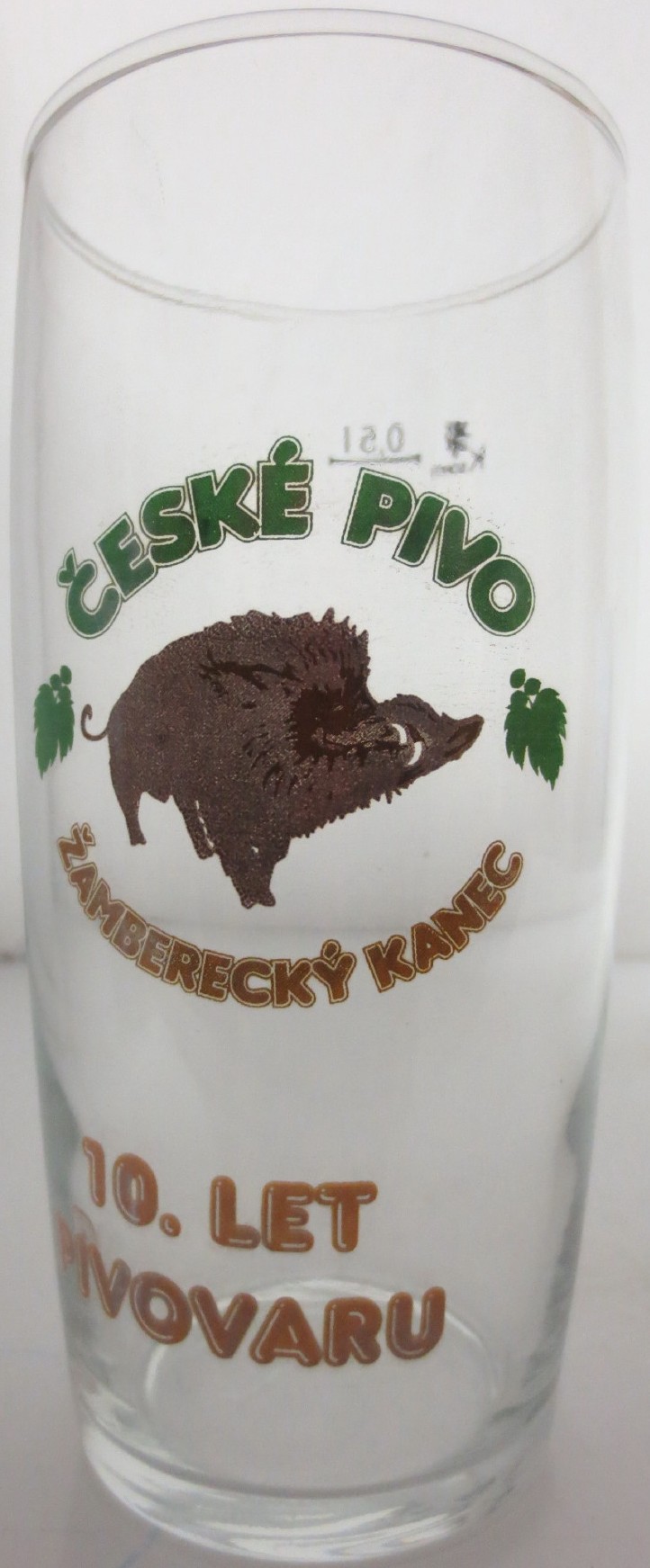 ČESKÉ PIVO ŽAMBERECKÝ KANEC 10.LET PIVOVARU (0,5L)