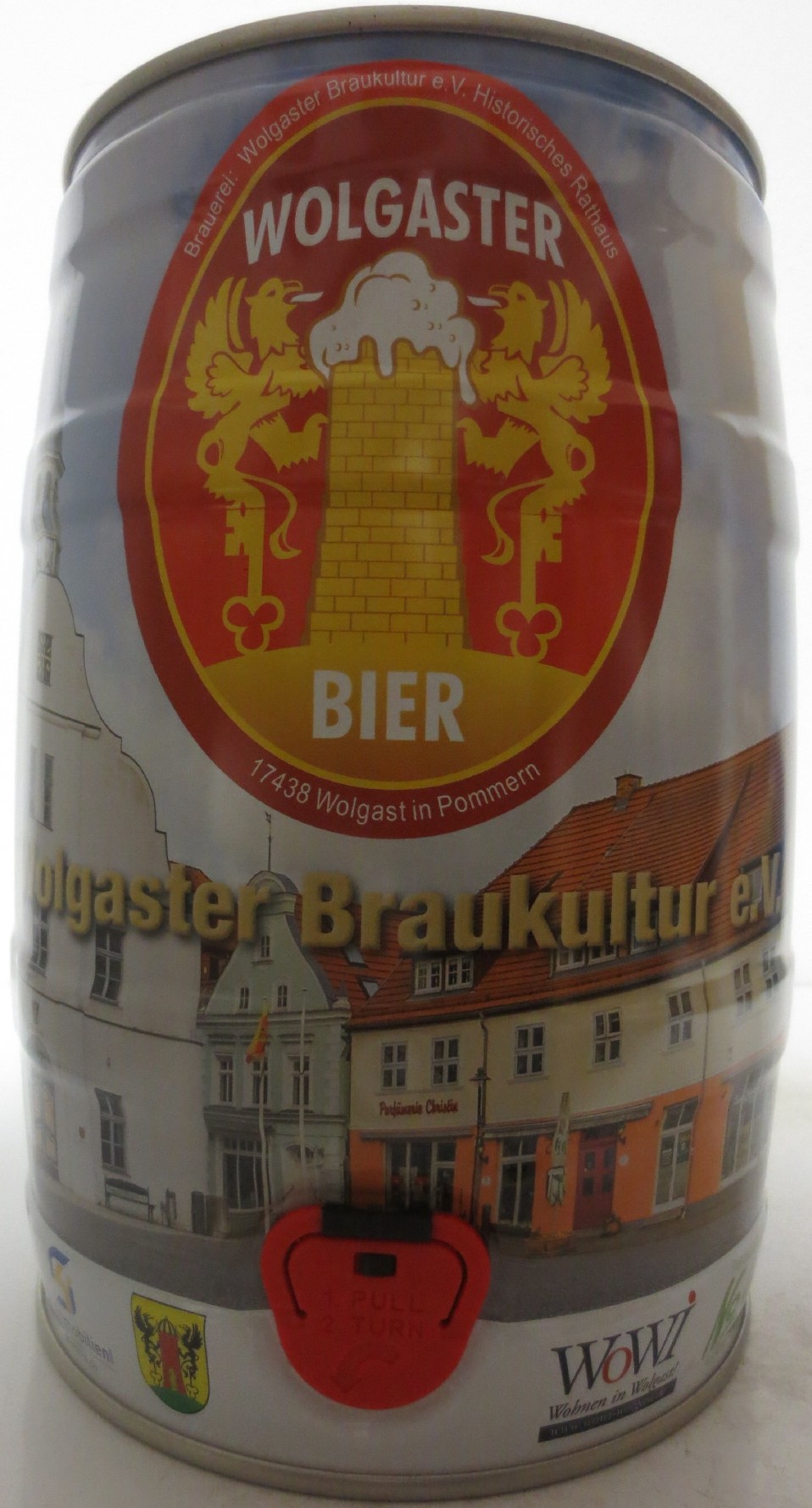 WOLGASTER BIER Wolgaster Braukulture e.V. Serie Nr.1 (5L) Nr.1