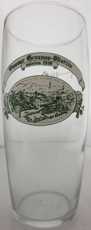 Pivovar Broumov-Olivětín založeno 1348 (0,5L) zelená