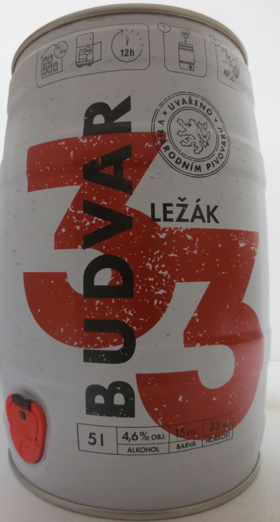 BUDVAR 33 LEŽÁK (5L) č.1 