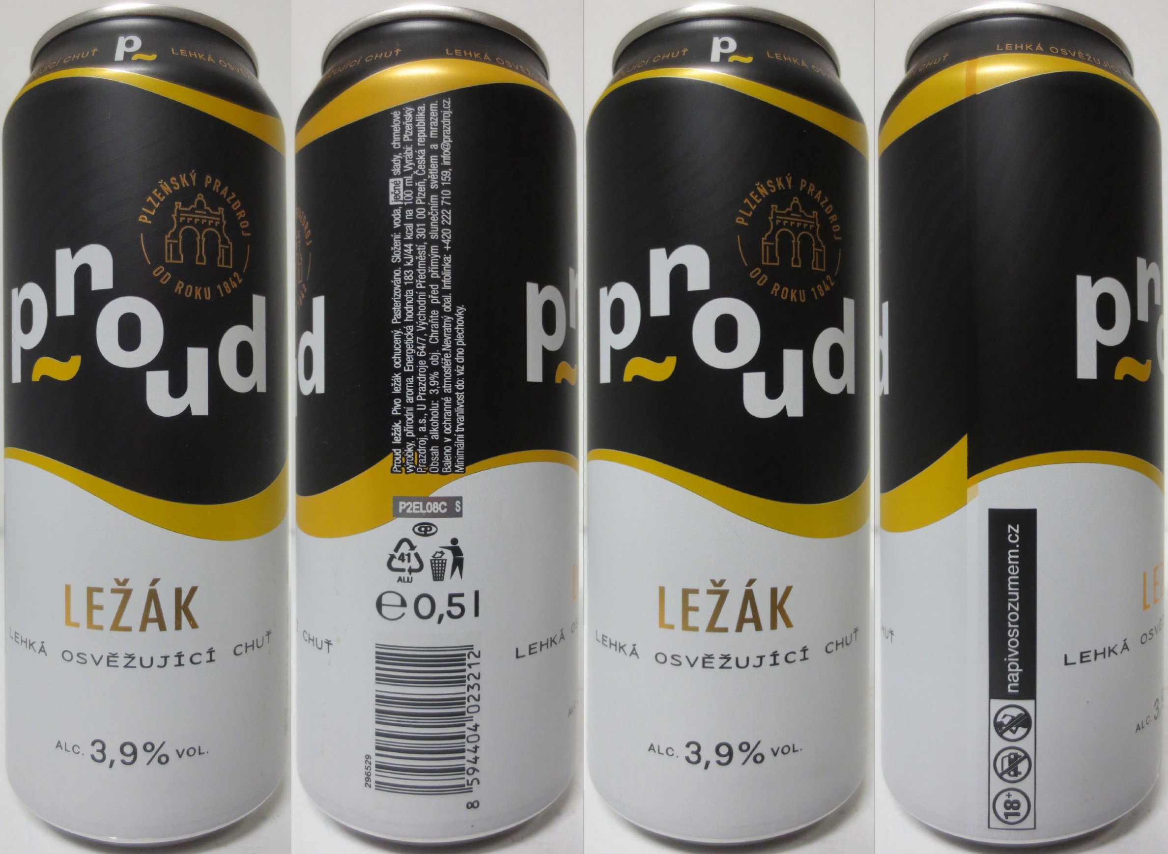 proud LEŽÁK LEHKÁ OSVĚŽUJÍCÍ CHUŤ (50cl) (B/O) č.1 