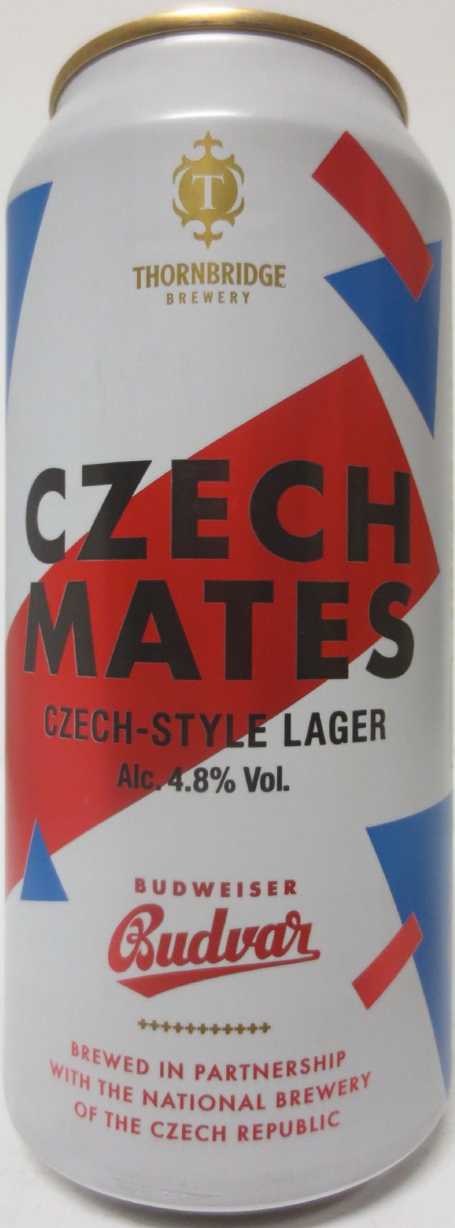 BUDWEISER Budvar CZECH MATES CZECH - STYLE LAGER (44cl) (B/O) č.1