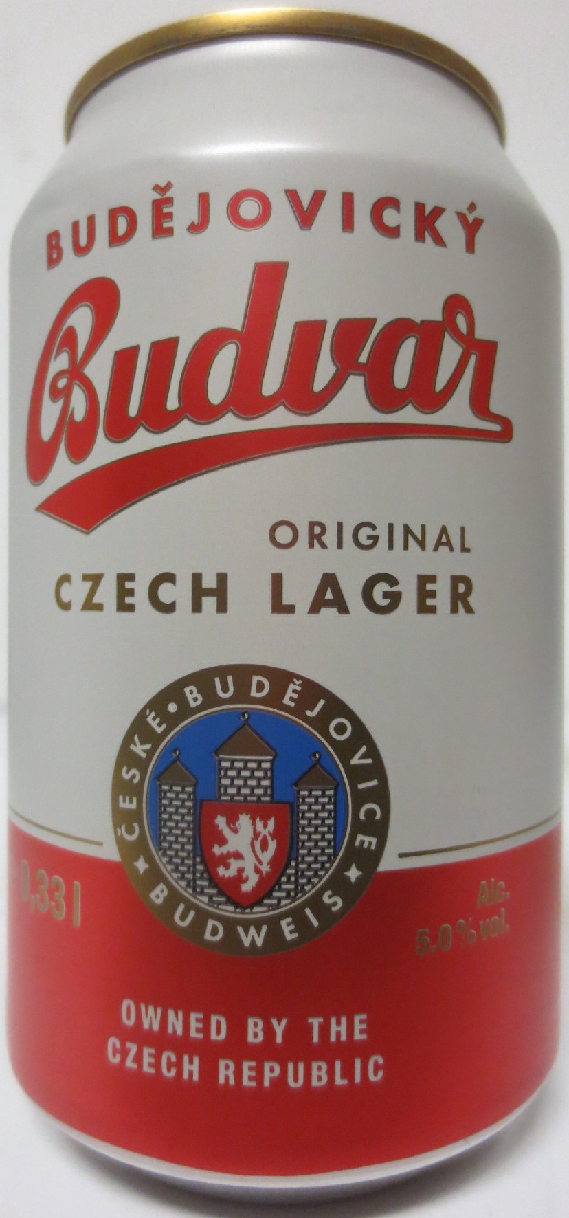 Budweiser Budvar ORIGINAL CZECH LAGER (KOR) (33cl) (B/O) č.1