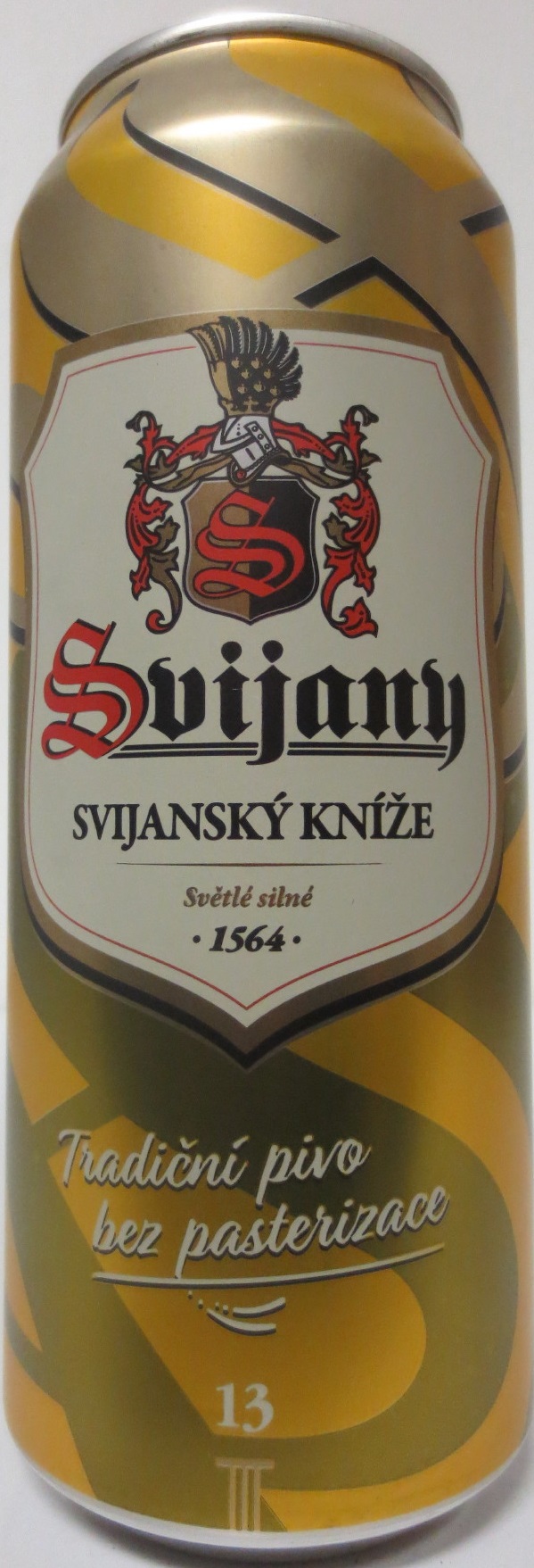 Svijany SVIJANSKÝ KNÍŽE 13 Světlé silné Tradiční pivo bez pasterizace 13 III  (CZ) (50cl) (B/O) č.1