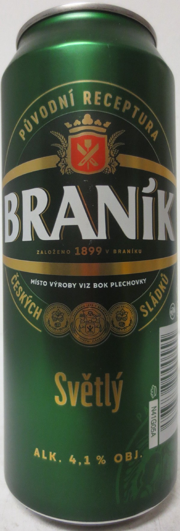 BRANÍK Světlý ALK. 4,1% OBJ. (CZ) (50cl) (B/O) č.3 