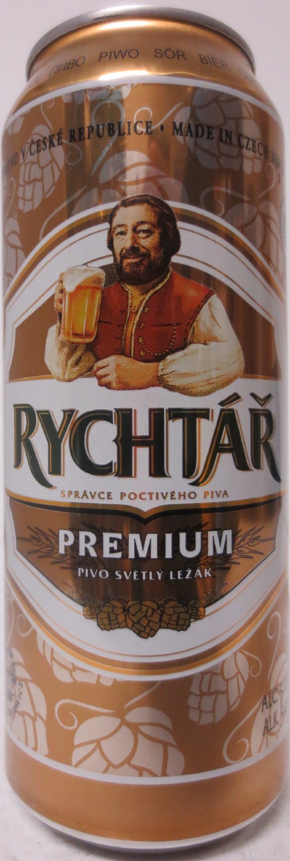 RYCHTÁŘ PREMIUM PIVO SVĚTLÝ LEŽÁK (CZ) (50cl) (B/O) č.2 