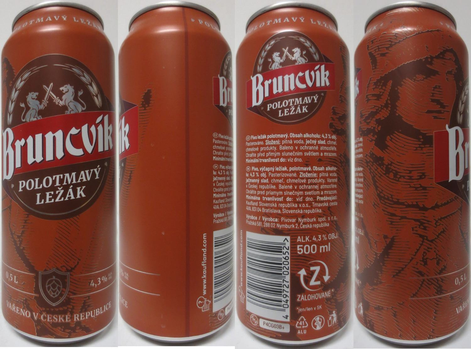 Bruncvík POLOTMAVÝ LEŽÁK (50cl) (B/O) č.1 