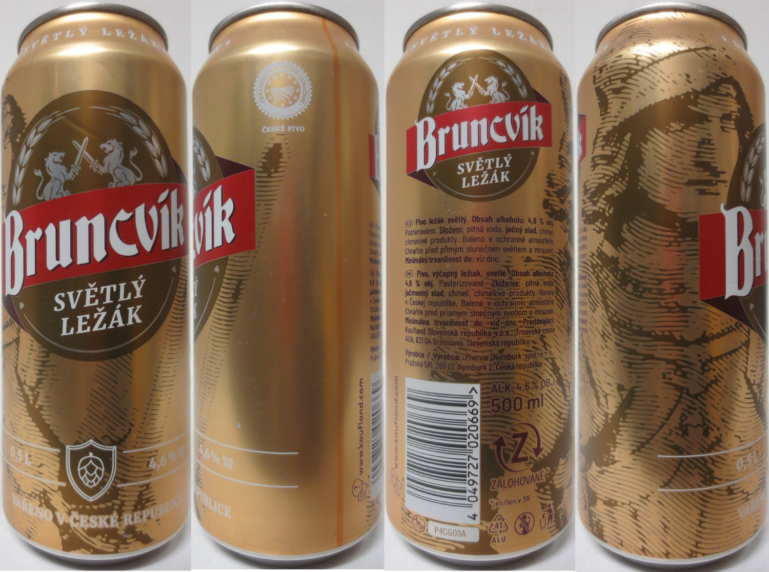 Bruncvík SVĚTLÝ LEŽÁK (50cl) (B/O) č.1 