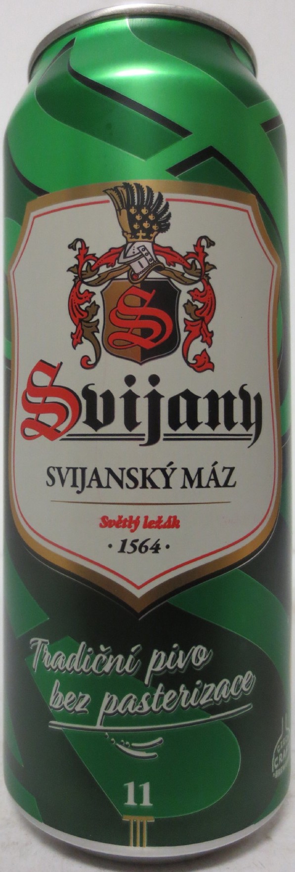 Svijany SVIJANSKÝ MÁZ - Světlý ležák .1564. Tradiční pivo bez pasterizace 11 (CZ) (50cl) (B/O) č.2 