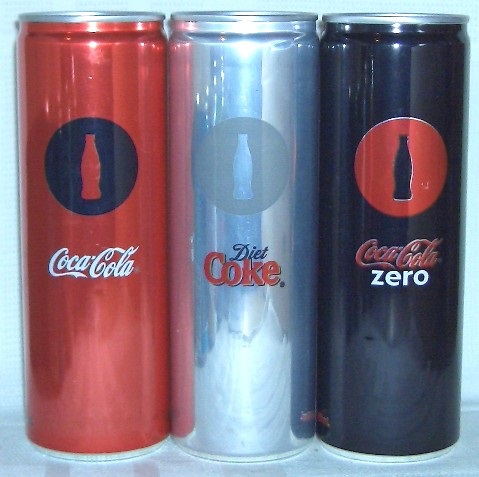 Coca Cola Ring Bottle Logo set from NEW ZEALAND (3 cans) (30cl) (Slim) (B/O)
