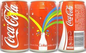 Coca Cola live can from BOTSWANA (34cl) (B/O) Nr.1