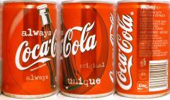 Coca Cola always originl unique can from UK (15cl) (B/O) 