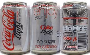 Coca Cola light Coke light enjoy your Win tikets voor de ZomerFestivals! can from NETHERLAND (33cl) (B/O)