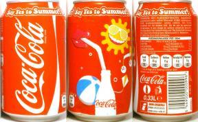 Coca Cola Say Yes to Summer! can from NETHERLAND (33cl) (B/O) 