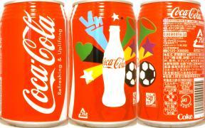 Coca Cola Refreshing & Uplifting FIFA can from JAPAN (35cl) (AF/O) 