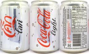 Coca Cola light can from THAILAND (32,5cl) (B/O) Nr.2