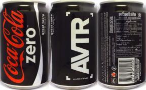 Coca Cola zero AVTR can from THAILAND (32,5cl) (B/O) 