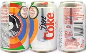 Coca Cola Diet Coke WORLDWIDE PARTNER WIN can from IRELAND (33cl) (AF/O) 