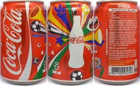 Coca Cola FIFA 2010 can from CAMBODIA (33cl) (B/O) 