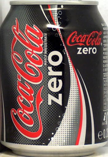 Coca Cola zero can from ROMANIA (25cl) (B/O) 