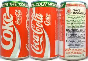 Coca Cola Coke ENTER THE COCA-COLA HOT FIVE can from AUSTRALIA (37,5cl) (B/O) 