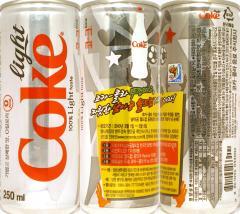 Coca Cola Coke light FIFA 2010 from SOUTH KOREA (25cl) (AF/O) 
