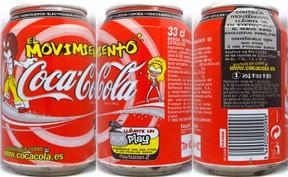 Coca Cola EL MOVIMIENTO can from SPAIN (33cl) (B/O) 