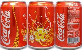 Coca Cola Coke New Year 2007 can from VIETNAM (33cl) (AF/O) 
