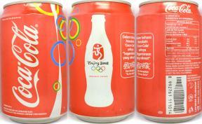 Coca Cola Bejing 2008 from INDONESIA can (33cl) (B/O) 