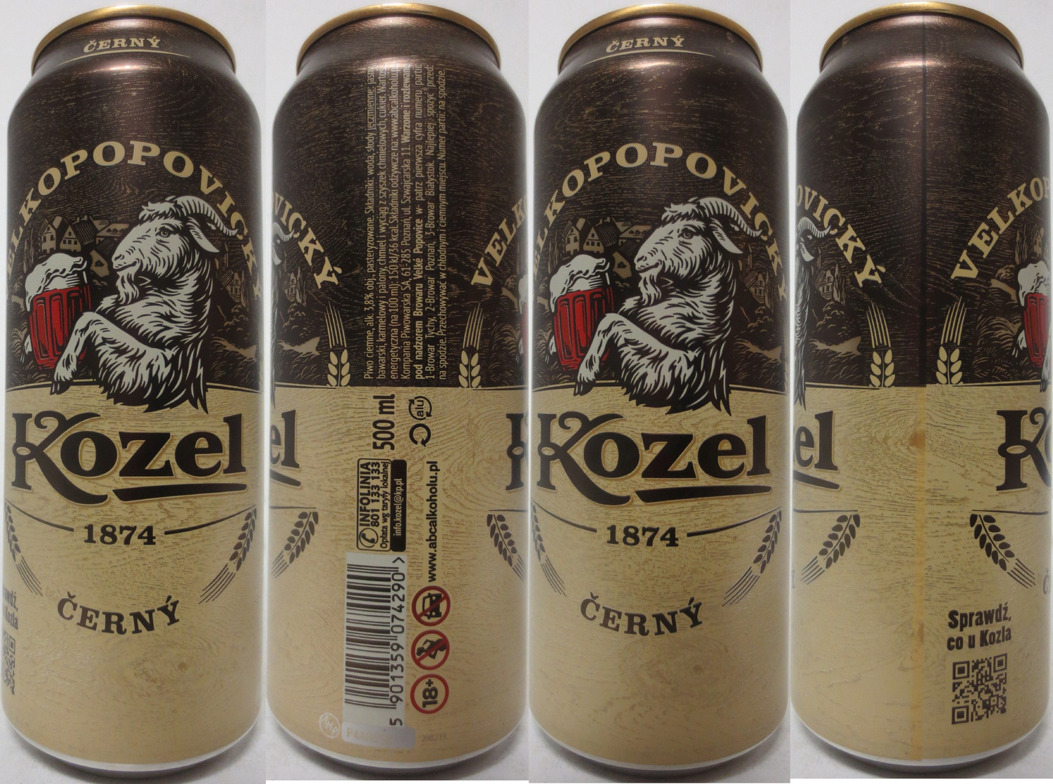 VELKOPOPOVICKÝ Kozel 1874 ČERNÝ (PL) (50cl) (B/O) č.2