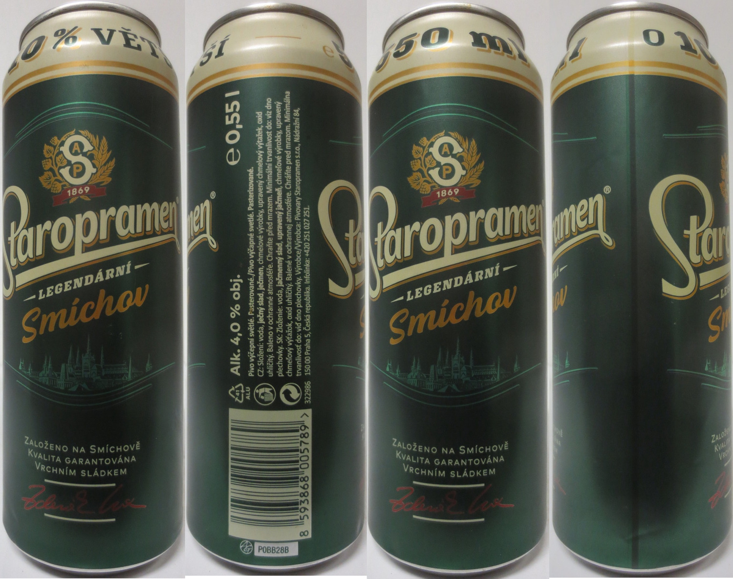 Staropramen -LEGENDÁRNÍ- Smíchov 10% VĚTŠÍ (CZ) (55cl) (B/O) č.1 