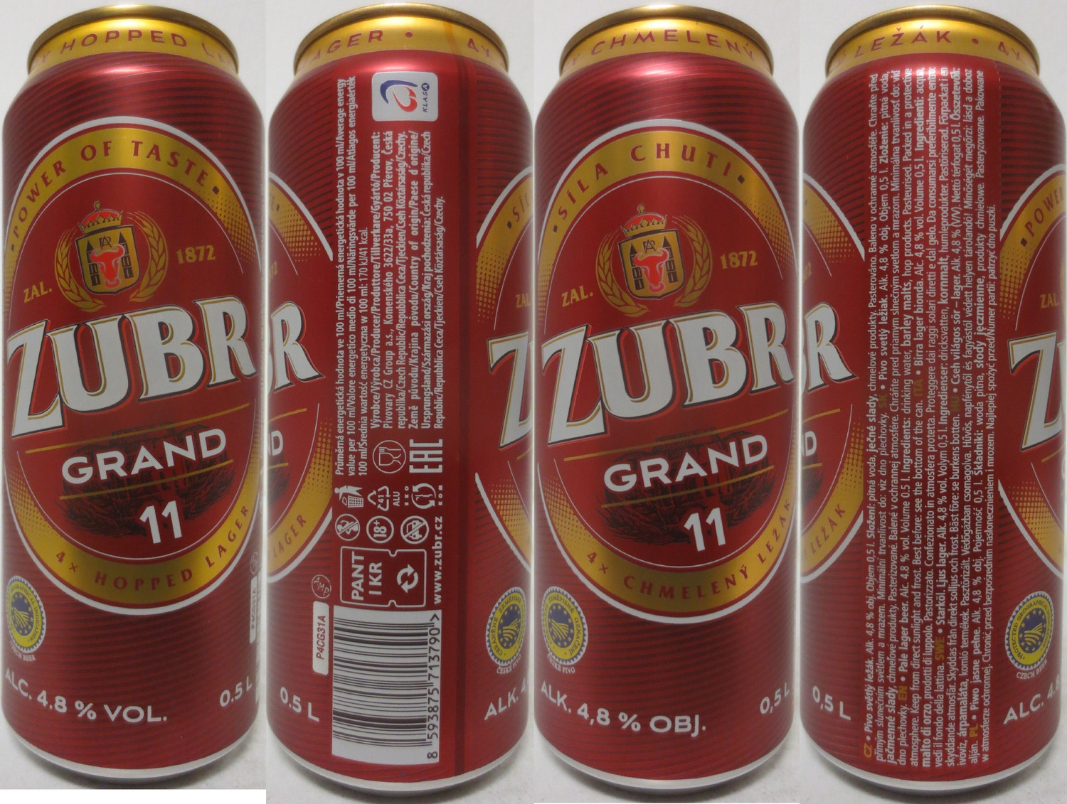 ZUBR GRAND 11 (CZ) (50cl) (B/O) č.2