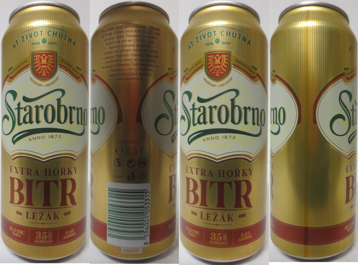 Starobrno EXTRA HOŘKÝ BITR LEŽÁK (CZ) (50cl) (B/O) č.1