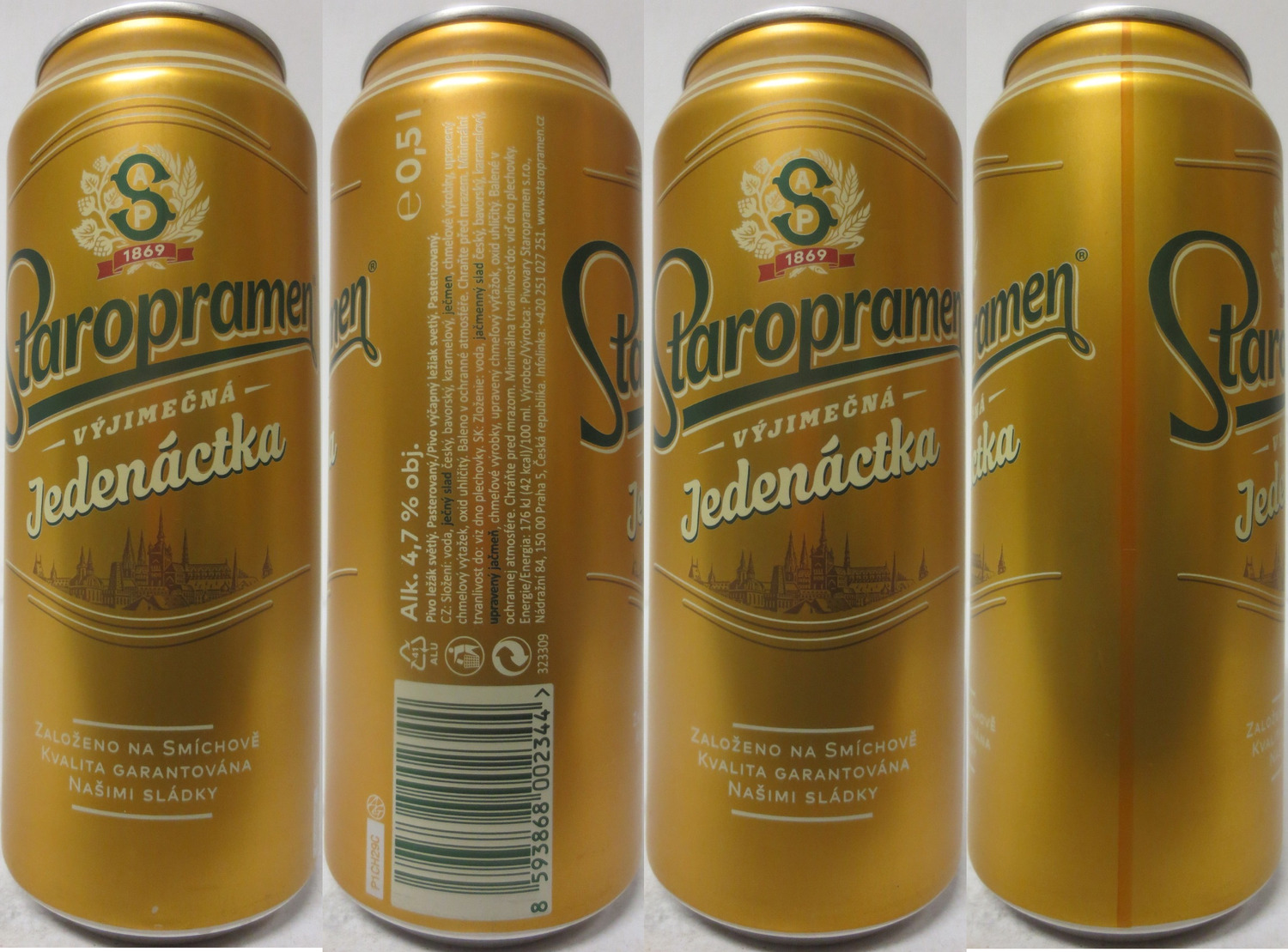Staropramen - VYJÍMEČNÁ Jedenáctka - (CZ)(50cl) (B/O) č.1