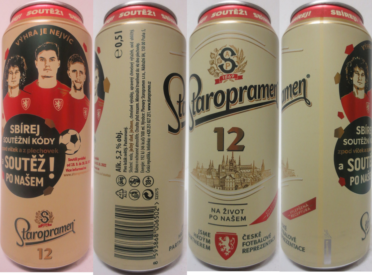 Staropramen 12 SOUTĚŽ! PO NAŠEM (CZ) (50cl) (B/O) č.1