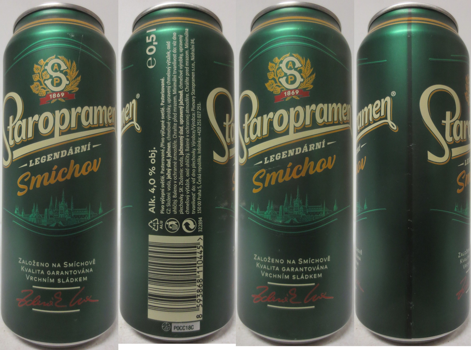 Staropramen LEGENDÁRNÍ Smíchov Zdeněk Lux (CZ) (50cl) (B/O) č.1