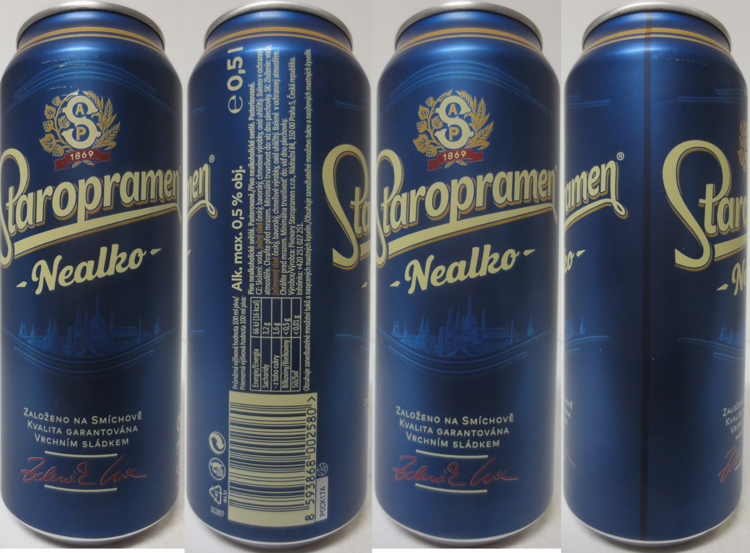 Staropramen -Nealko- Zdeněk Lux (CZ) (50cl) (B/O) č.1 