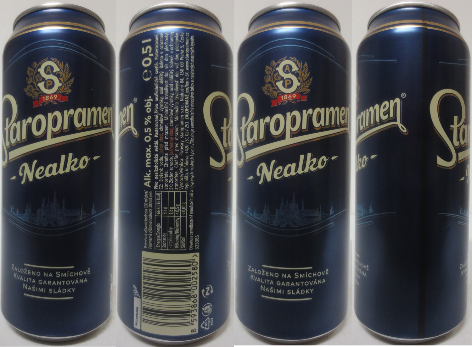 Staropramen -Nealko- (CZ) (50cl) (B/O) č.2 