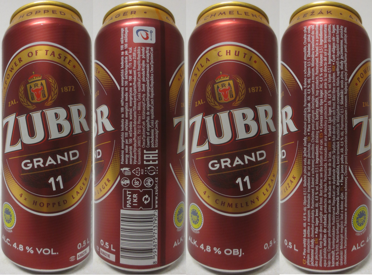 ZUBR GRAND 11 (CZ) (50cl) (B/O) č.1