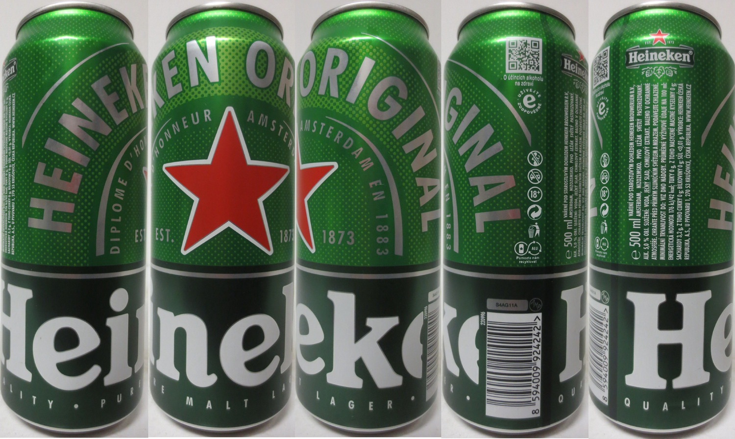 Heineken HEINEKEN ORIGINAL (CZ) (50cl) (B/O) č.2