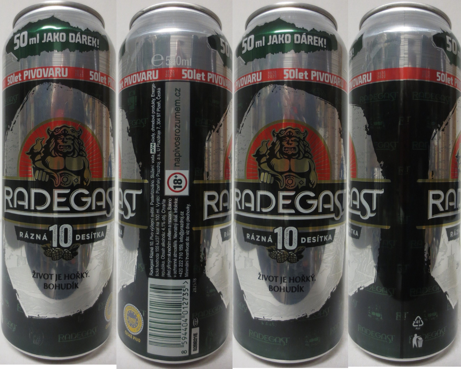 RADEGAST RÁZNÁ 10 DESÍTKA 50ml JAKO DÁREK! (CZ) (55cl) (B/O) č.2 