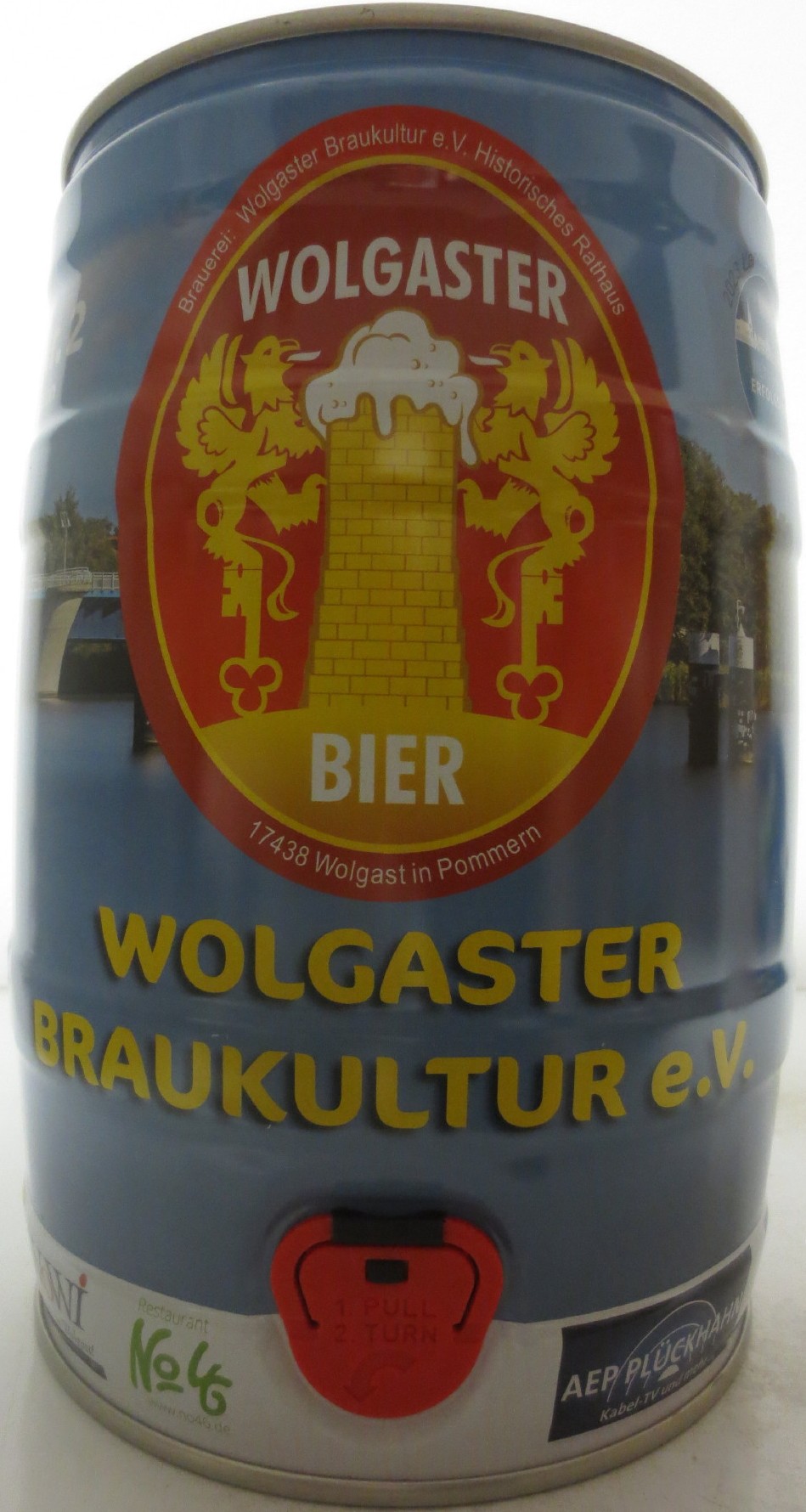 WOLGASTER BIER Wolgaster Braukulture e.V. Serie Nr.2 (5L) Nr.2 